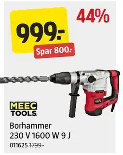 Jula MEEC TOOLS Borhammer 230 V 1600 W 9 J tilbud