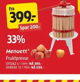Jula Fruktpresse tilbud