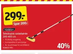 Jula Teleskopisk vaskebørste 200-493 cm tilbud