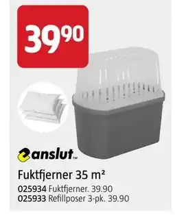 Jula Fuktfjerner 35 m² tilbud