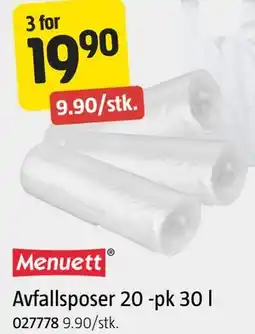 Jula Avfallsposer 20 -pk 30 l tilbud
