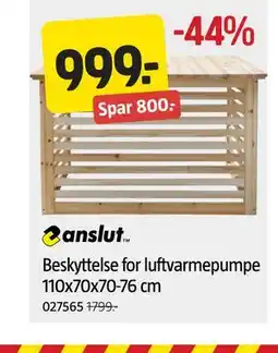Jula Beskyttelse for luftvarmepumpe tilbud
