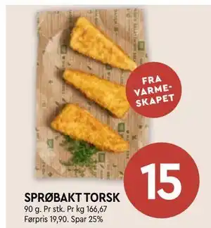 Coop Mega SPRØBAKT TORSK tilbud