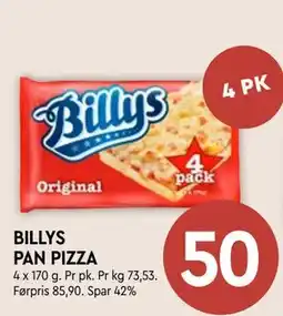 Coop Mega BILLYS PAN PIZZA tilbud