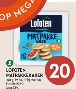 Coop Mega LOFOTEN MATPAKKEKAKER tilbud