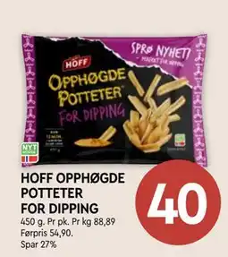 Coop Mega HOFF OPPHØGDE POTTETER FOR DIPPING tilbud