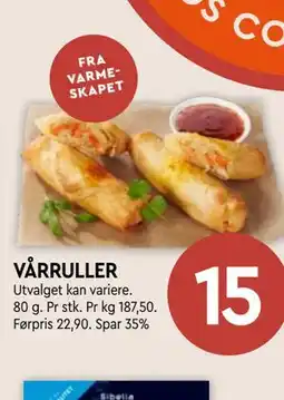 Coop Mega VÅRRULLER tilbud