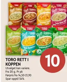 Coop Mega TORO RETT I KOPPEN tilbud