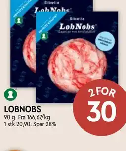 Coop Mega LOBNOBS tilbud