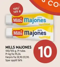 Coop Mega MILLS MAJONES tilbud