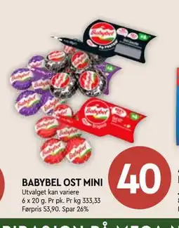 Coop Mega BABYBEL OST MINI tilbud