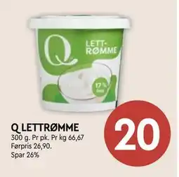 Coop Mega Q LETTRØMME tilbud