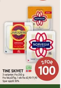 Coop Mega TINE SKIVET tilbud