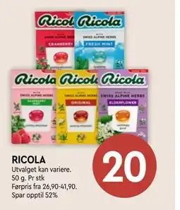 Coop Mega RICOLA tilbud