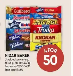 Coop Mega NIDAR BARER tilbud