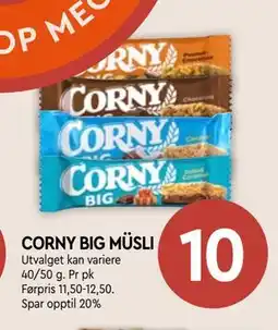 Coop Mega CORNY BIG MÜSLI tilbud