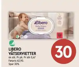 Coop Mega LIBERO VÅTSERVIETTER tilbud