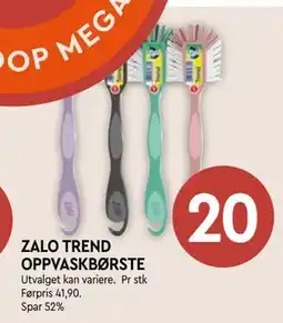 Coop Mega ZALO TREND OPPVASKBØRSTE tilbud