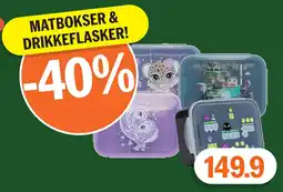 Ark Bokhandel Beckmann matbokser & drikkeflasker tilbud