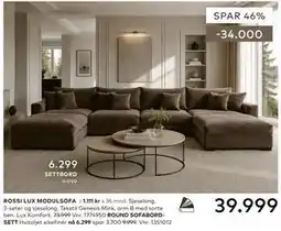 Skeidar ROSSI LUX MODULSOFA tilbud