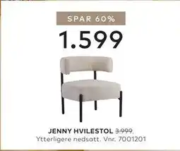 Skeidar JENNY HVILESTOL tilbud