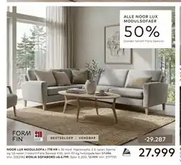 Skeidar NOOR LUX MODULSOFA tilbud