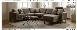 Skeidar COMO MODULSOFA U-SOFA tilbud