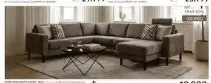 Skeidar COMO MODULSOFA U-SOFA tilbud