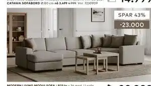 Skeidar MODERN LIVING MODULSOFA tilbud