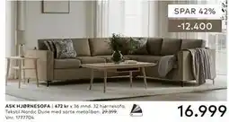 Skeidar ASK HJØRNESOFA tilbud