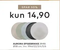 Skeidar AURORA SPISEBRIKKE tilbud