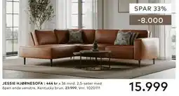 Skeidar JESSIE HJØRNESOFA tilbud