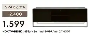Skeidar NOX TV-BENK tilbud
