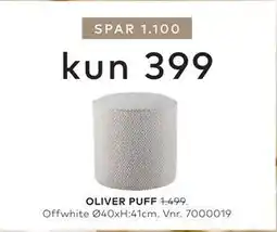 Skeidar OLIVER PUFF tilbud