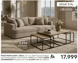 Skeidar ROSSI MODULSOFA tilbud