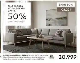 Skeidar SLOGEN MODULSOFA tilbud