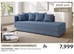 Skeidar TINA SOVESOFA tilbud