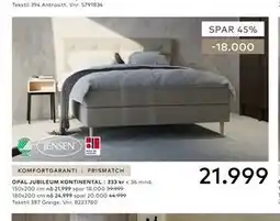 Skeidar OPAL JUBILEUM KONTINENTAL tilbud