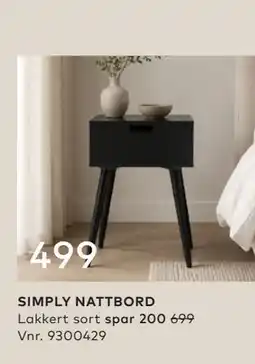 Skeidar SIMPLY NATTBORD tilbud