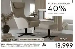 Skeidar Bella Hvilestol tilbud