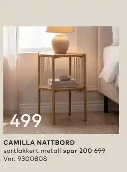 Skeidar CAMILLA NATTBORD tilbud