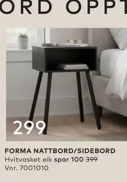 Skeidar FORMA NATTBORD/SIDEBORD tilbud