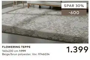 Skeidar FLOWERING TEPPE tilbud