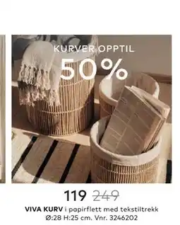 Skeidar VIVA KURV tilbud