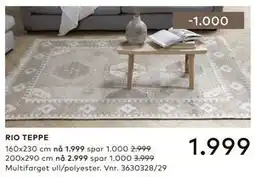 Skeidar RIO TEPPE tilbud