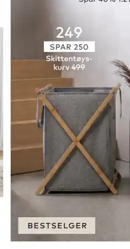 Skeidar Skittentøyskurv tilbud