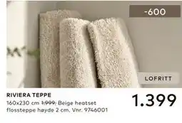 Skeidar RIVIERA TEPPE tilbud