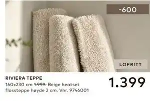 Skeidar RIVIERA TEPPE tilbud