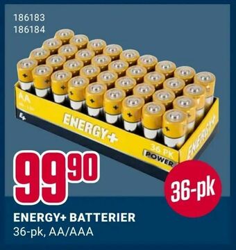 Europris Energy+ batterier tilbud