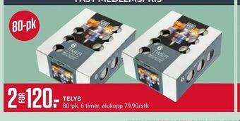 Europris Telys tilbud